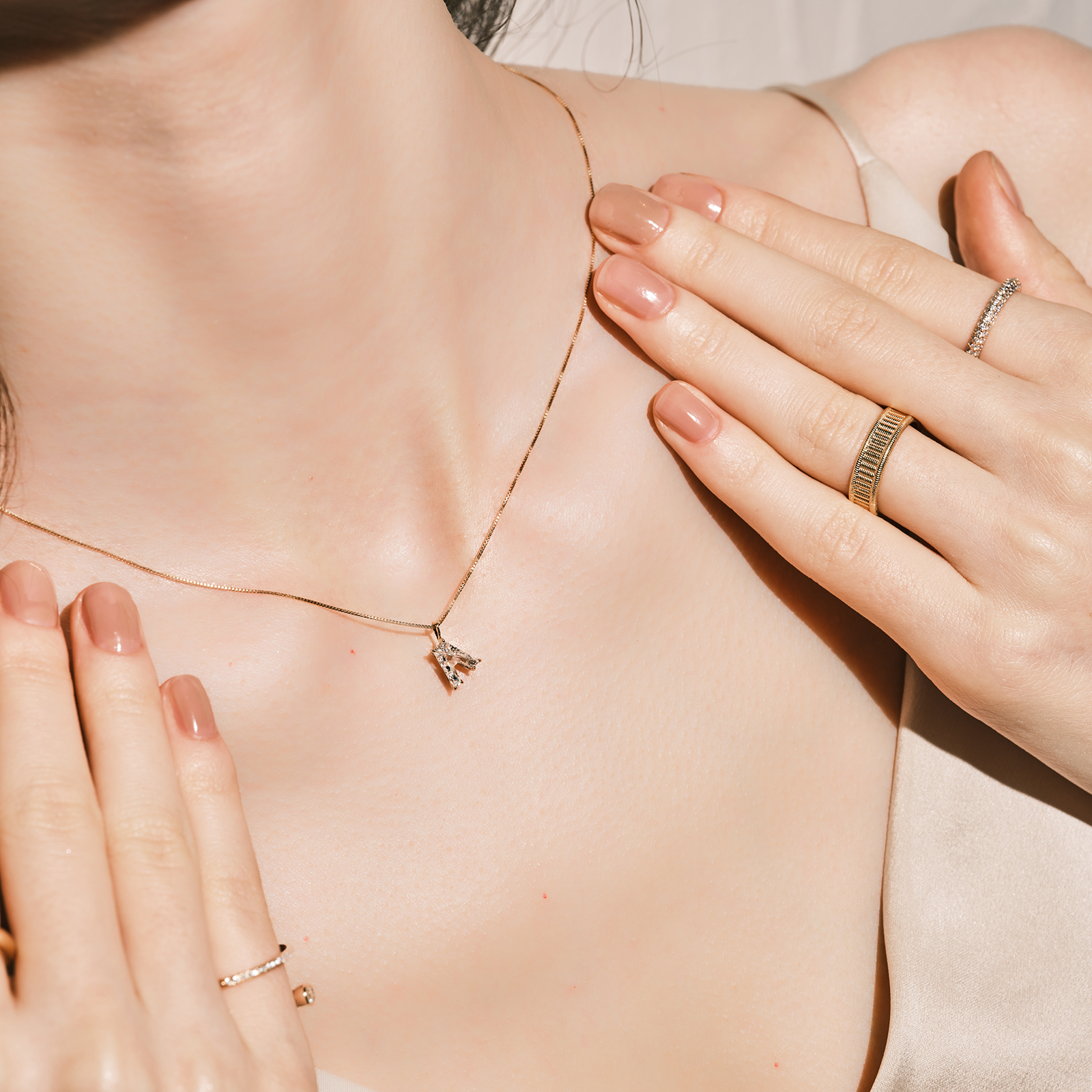 Initial Diamond Necklace – APARTRY